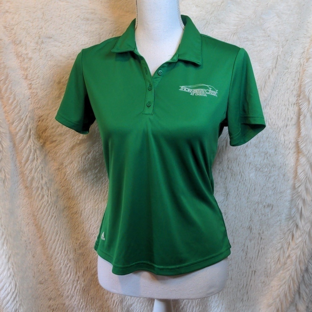 Adidas Golf Polo Women's Medium Primegreen Thornberry Creek at Oneida CC